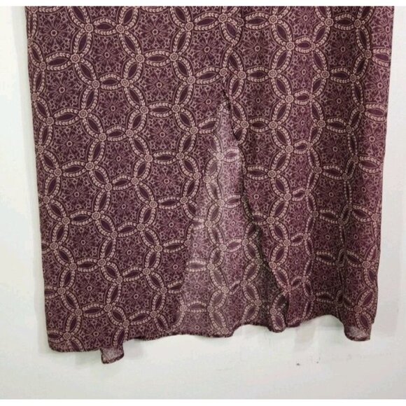 Forever 21 Midi Wrap Contemporary Skirt Women Size M Coastal - Picture 6 of 10